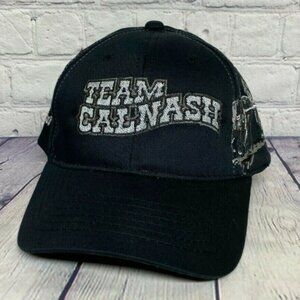 Hat Cap Strap Back Black Team CALNASH Ponoka Stampede 2012 Cap Embroidered Horse